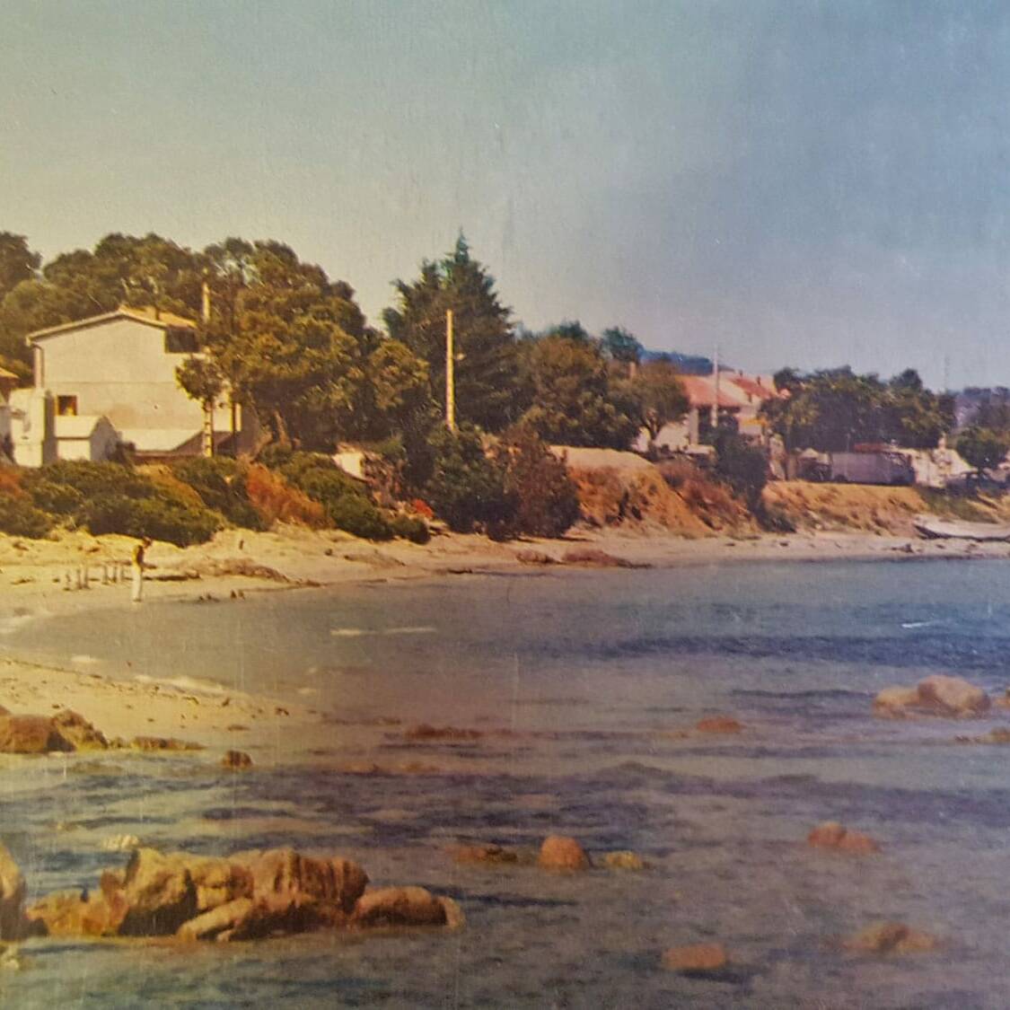 Plage de Pinarellu, années 60