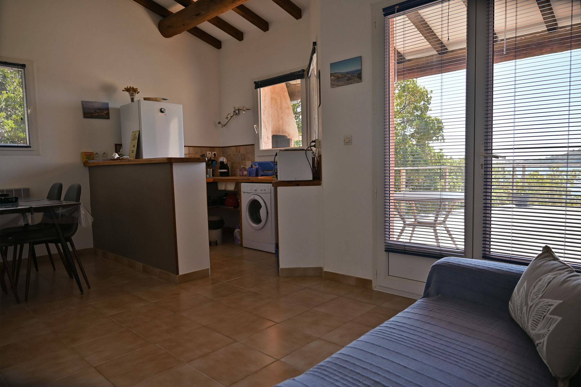 Séjour & cuisine villa Albitrina